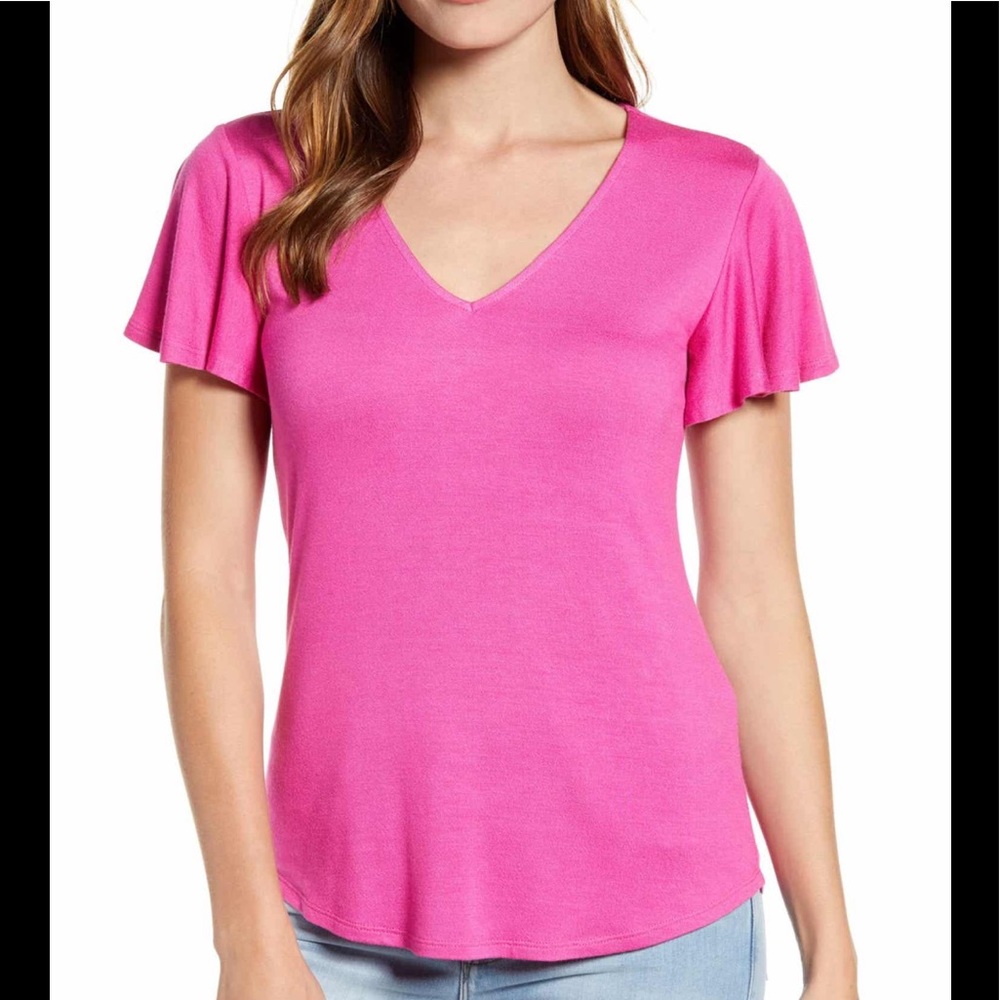 Gibson look Roselyn Flutter Sleeve